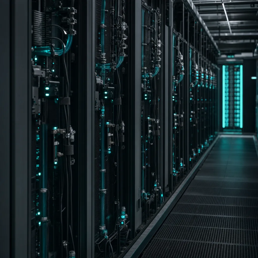 High-density GPU racks with rear-door cooling
